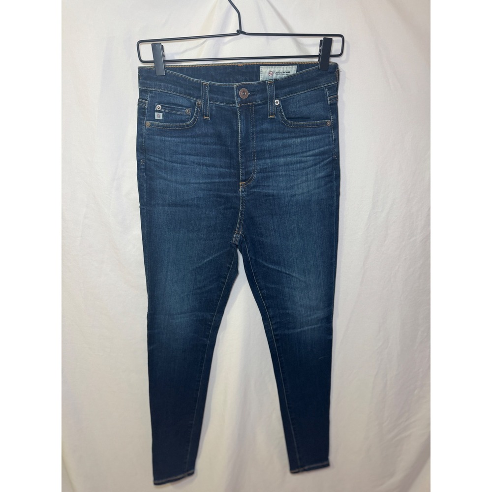 AG Adriano Goldschmied Mila High Rise Skinny Jeans 27 Indigo NWOT Premium Denim